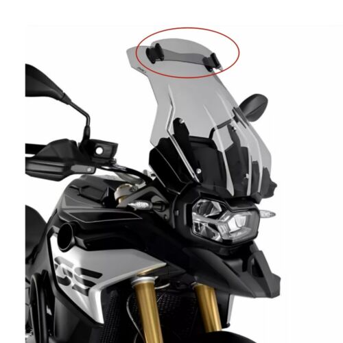 Alerón de extensión deflector de parabrisas clip universal para motocicleta - Imagen 3 de 8