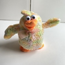 WORKS Dan Dee Collector Choice Plush Chicken Sings Dances Rainbow Easter Video