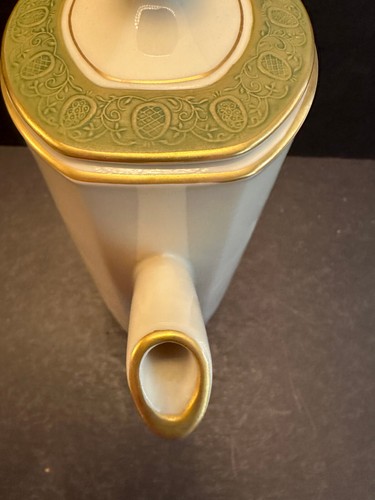 Franciscan "Antique Green" Coffee Pot w/Lid, Sugar w/Lid, Creamer w/o Lid, Bowl - Bild 4 von 20