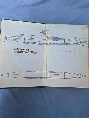 ON THE BOTTOM - Edward Ellsberg (1929 HC) Ocean Salvage Navy Submarine S-51 Book - Picture 3 of 13