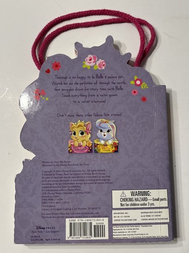Disney Palace Pets: Teetasse der Welpe für Belle von Disney Press 2014 Board Book 3+ - Bild 4 von 6