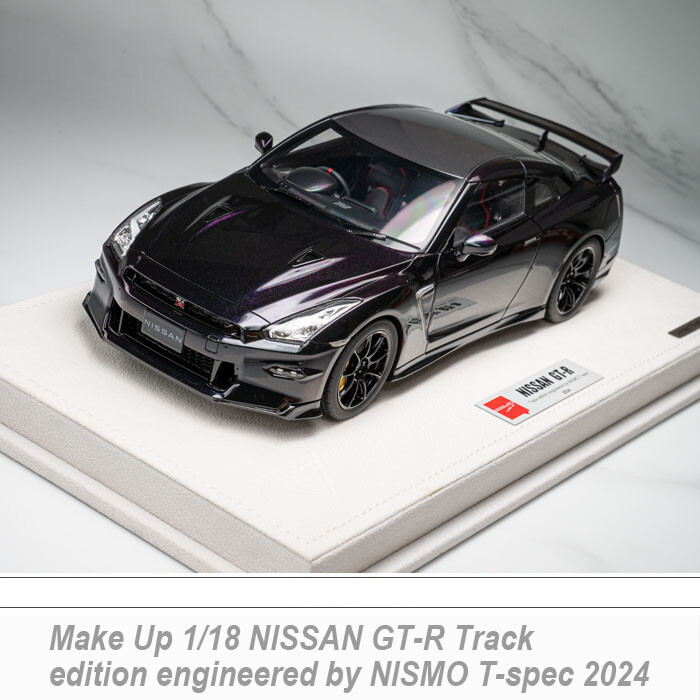 Make Up 1:18 Nissan GTR R35 Nismo T-spec 2024 Diecast Car Model