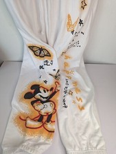Disney MickeyMouse Sweatpants Graphics Design Drawstring White Youth Size 19 2X