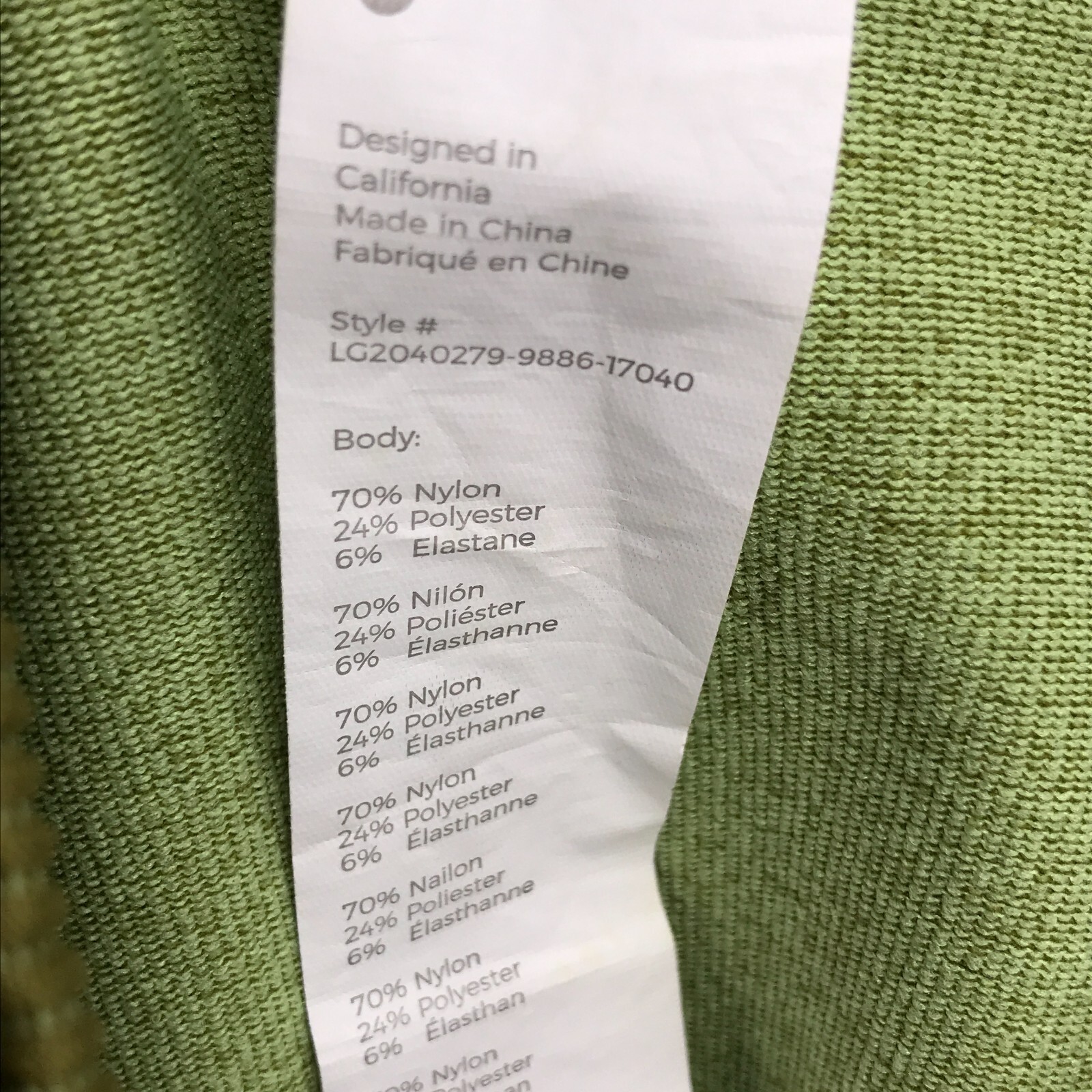 Fabletics Womens Pants Medium Green Leggings Comp… - image 21