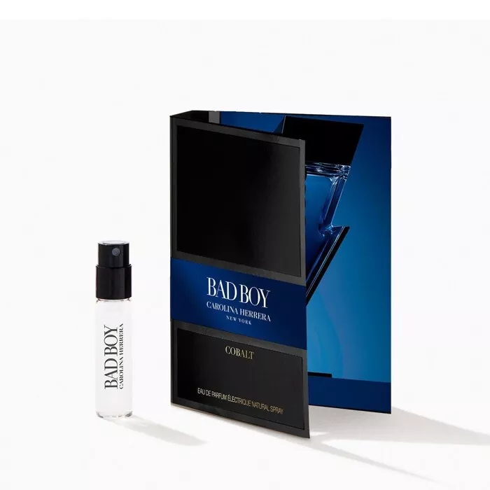 Carolina Herrera Bad Boy Cobalt 0.05 Oz 1.5 ML Eau De Parfum Sample Spray