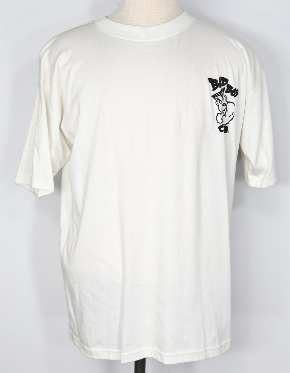 Vintage 1990s BAD BOY CLUB Made in America T-Shirt Med *BLEM Vintage 1990s BAD BOY CLUB Made in America T-Shirt Med *BLEM