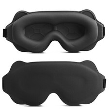 Women's Men's Travel 3D Sleeping Eye Mask Soft Shade Cover Breathable Rest Relax