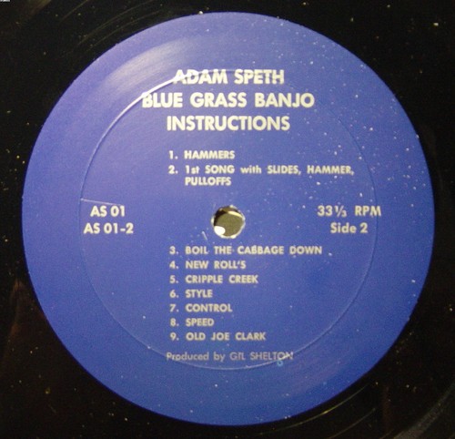 Adam Speth: Bluegrass Instruction (Vol. 1) Produziert von Gil Shelton-STEREO LP - Bild 6 von 8