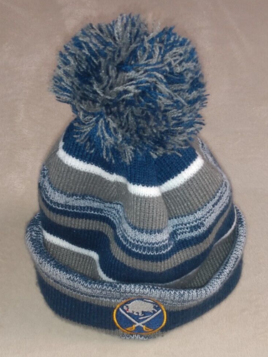 NHL Buffalo Sabres New Era blau grau Strick Beanie Hockey Mütze - Bild 5 von 5