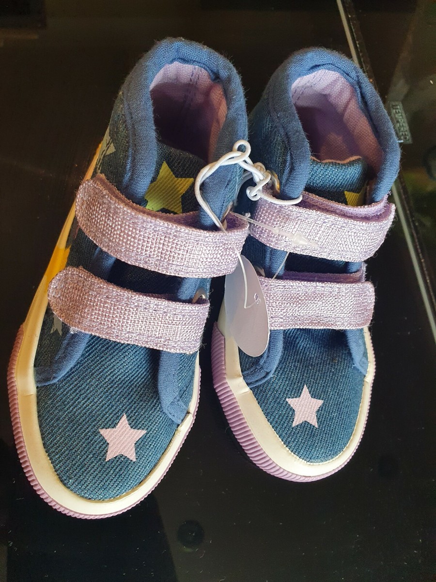 Toddler Girls First Walkers Size Euro 21 Star print High Top