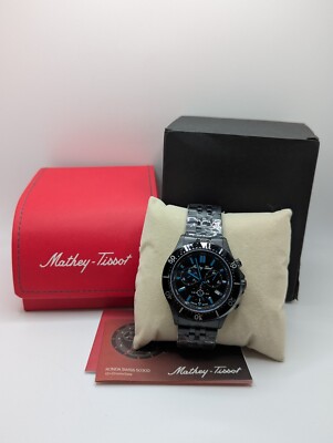Mathey-Tissot Expedition MTWG8001103 Mens Black Quartz Chronograph Wristwatch
