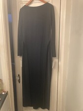 Double Platinum Long Sleeve Lyrical/Liturgical Black Dance Tunic, SZ XL