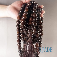 80" Huge Natural Bovine Horn Tibetan Buddhist 108 Prayer Beads Mala