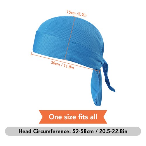 Sweat-wicking Beanie Cycling Headscarf Headband Quick-dry M7R4 - Picture 7 of 7