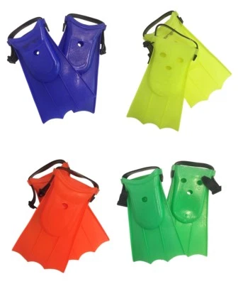 THERAQUATICS Toddler Learn to Swim Baby GUPPY Fins Kids Flippers SMALL Adjustable Pool Beach