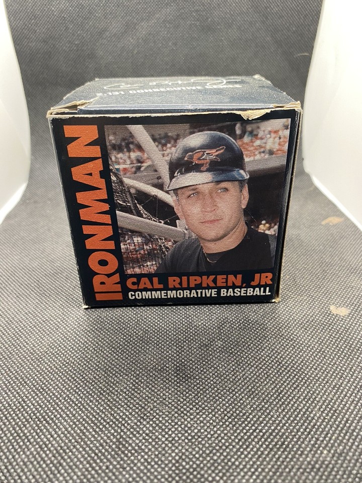 Cal Ripken Jr Ironman Commemorative Baseball with Box eBay