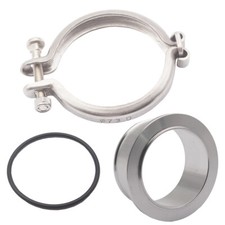 Abrazadera de brida para turbocompresor Borg Warner para Holset HX35 HX35W HX40W banda en V