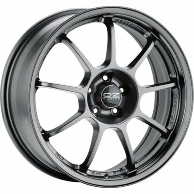 OZ RACING ALLEGGERITA HLT 5F MATT GRAPHIT SILBER ALUFELGE 17X8 ET40 5X110
