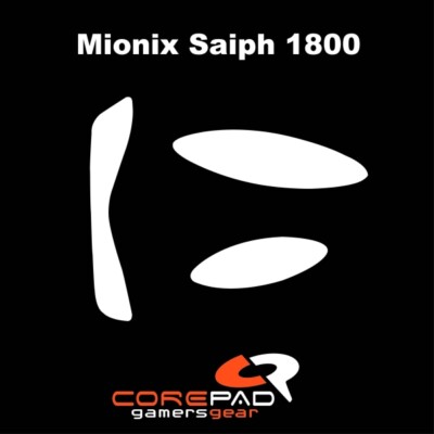 Corepad Skatez Mionix Saiph 1800 Replacement Mouse Feet Hyperglides PTFE Teflon