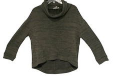 Anthropologie Saturday Sunday Green Funnel Neck Sweater Size Small