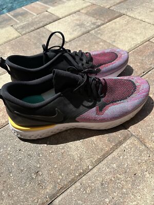 Nike‎ Odyssey React Flyknit 2 Mens Running Shoes Black Multi Color AH1015-005 12 s-l500.jpg main image 4
