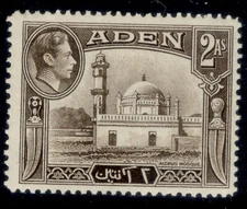 ADEN GVI SG20, 2a sepia, M MINT.