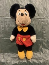 Walt Disney Mickey Mouse Vintage 1970 s plush Knickerbocker Good Condition