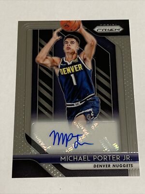 PSAサインルーキーMICHAEL PORTER JR RC HOLO AUTO 2018 Panini Prizm Signatures Michael Porter Jr #RS-MPJ Rookie RC
