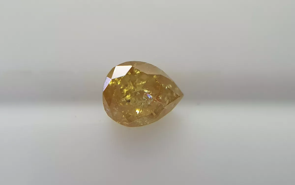 Irradiated yellow hotsell diamond