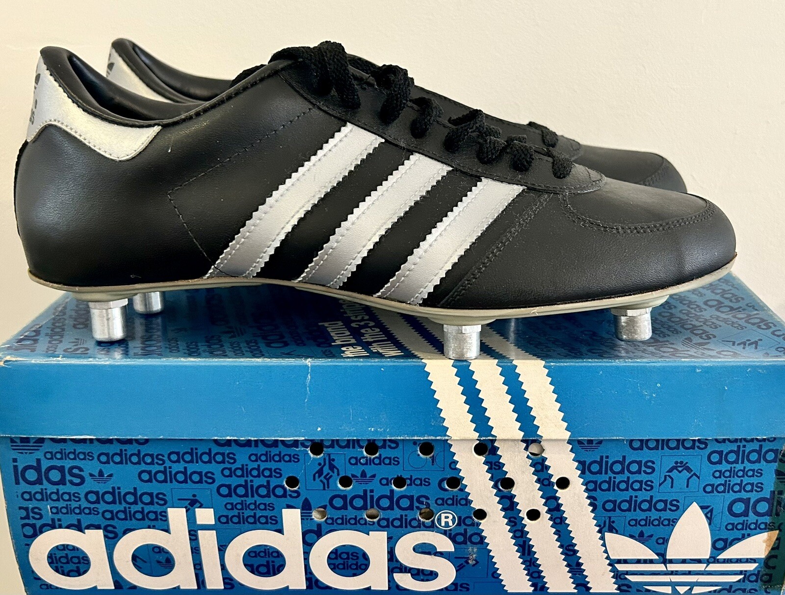 ADIDAS VALENCIA SUPER Original Retro Vintage Football Boots UK Size 7
