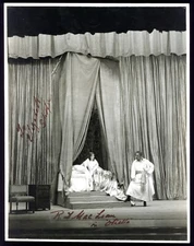 Vintage SILENT FILM ACTOR Studio Photo 1910s R D MACLEAN With ODETTE TYLER