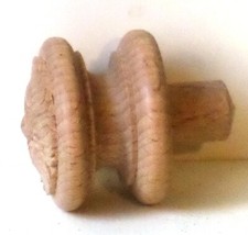 ntg 06 Pomello in legno tornito e intagliato a mano - Esecuzione inizio 900