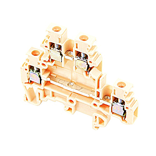 019527123, Abb, Terminal BlocksSna Screw M4/6.D2 Vo Term Beige, Lot of