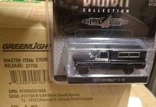 Greenlight 1/64 Black Bandit Series 13 1972 Chevrolet C-10  27790 camper