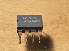 One  LM4250CJ Programmable Operational Amplifier, DIP-8.