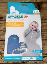 Love to Dream Swaddle UP Original Stage 1 Newborns 8-13lbs Blue And Gray New