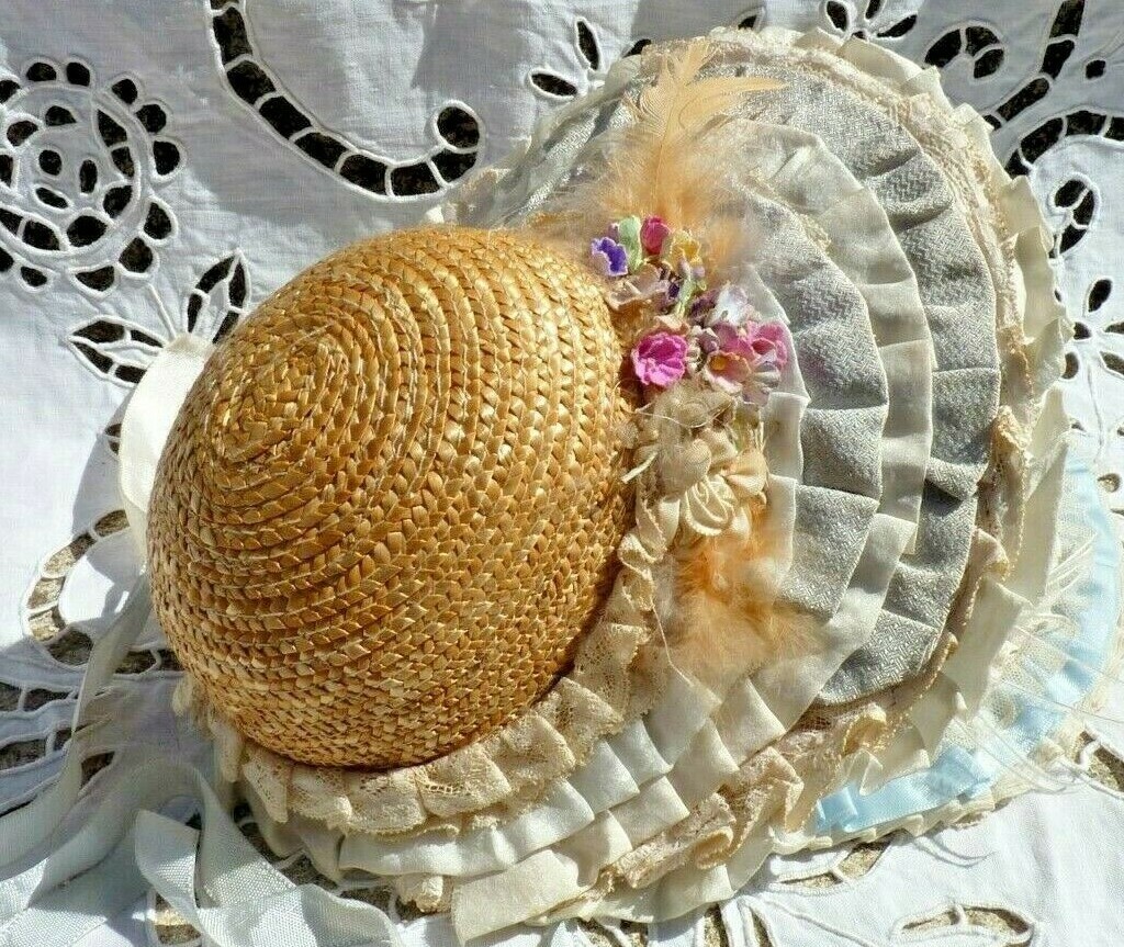 Chapeau Ancien De Poupée ANCIENNE JUMEAU • EUR 65,00