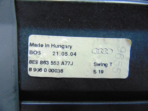 8E9863553 Bandeja Trasera para AUDI A4 AVANT (8E) 2.5 TDI (120kW) 2003 176312 - Imagen 2 de 7