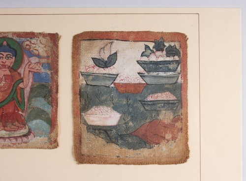 Zwanzig Antike Ritual Tsakli , buddhistische Miniatur Malereien , Tibet 19. Jh. - Bild 4 von 14