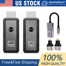 Wireless HDMI Video Transmitter and Receiver TV Stick Screen Share Extender
