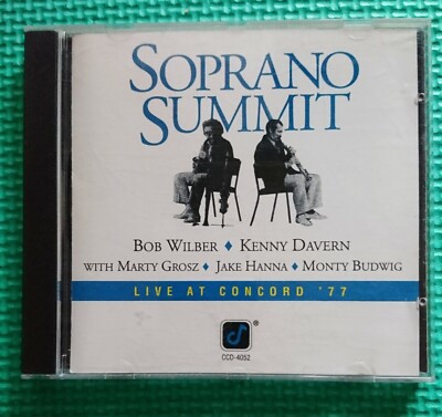 Soprano Summit - Live At Concord '77 CD Concord, 1990