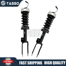 Pair Front Shock Struts Assys PASM Fit VW Touareg Porsche Cayenne 958 2011-2018