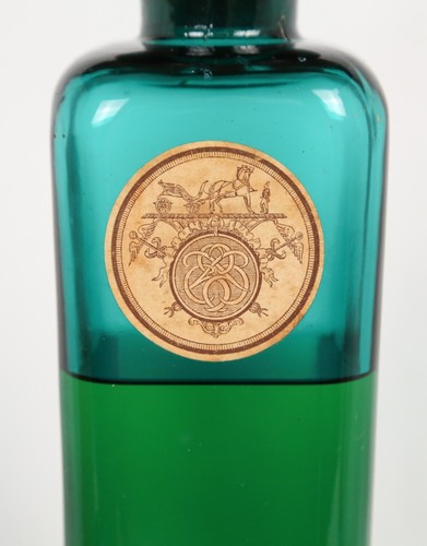 RARE 8” Hermes Eau de Cologne Perfume Flacon Bottle w/ Box 16 fl oz. Ex-Libris - Picture 4 of 17