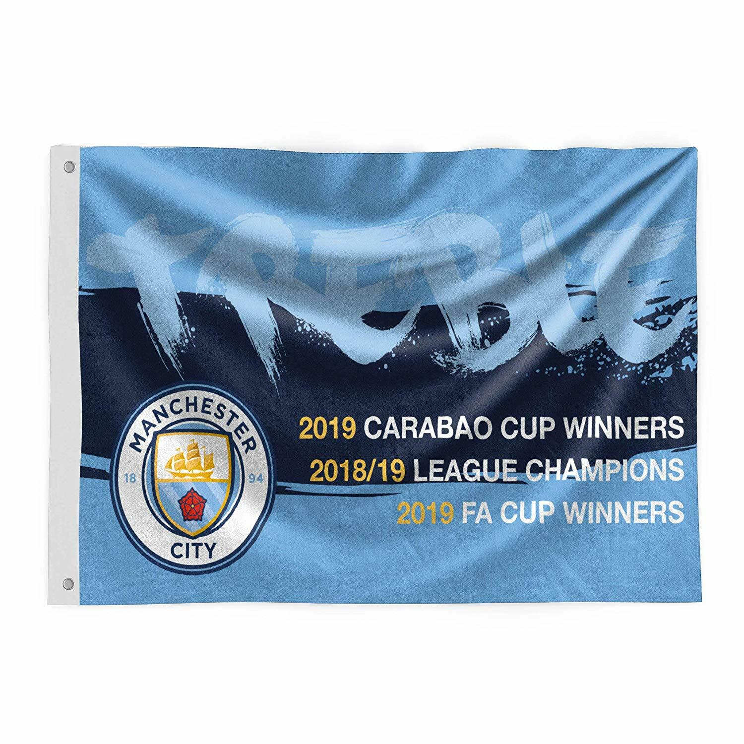 Manchester City FC Flag Gift Winners - Officially Licensed