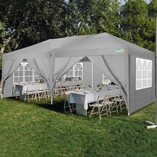 10'x20' Pop Up Canopy Wedding Commercial Heavy Duty Party Tent Gazebo Sidewalls#