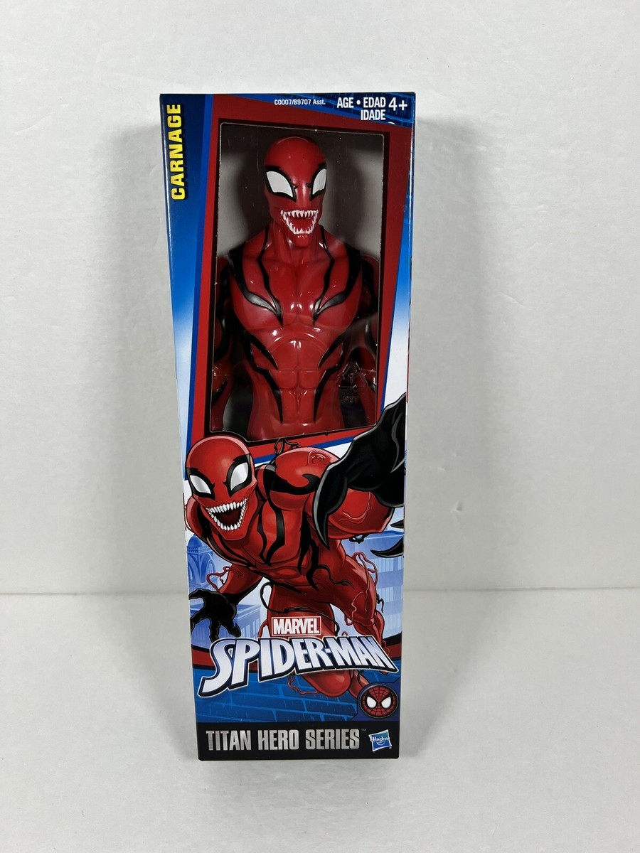 Marvel Spider-man TITAN Hero Series Villains Carnage Figure