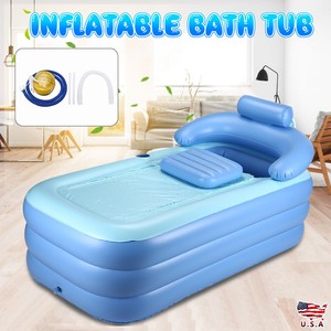 Portable Folding Air Pump Inflatable Adult Child Bathtub ...