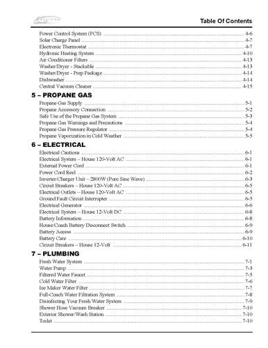 2013 Winnebago Ellipse Home Owners Operation Manual User Guide Coil Bound - Picture 4 of 7