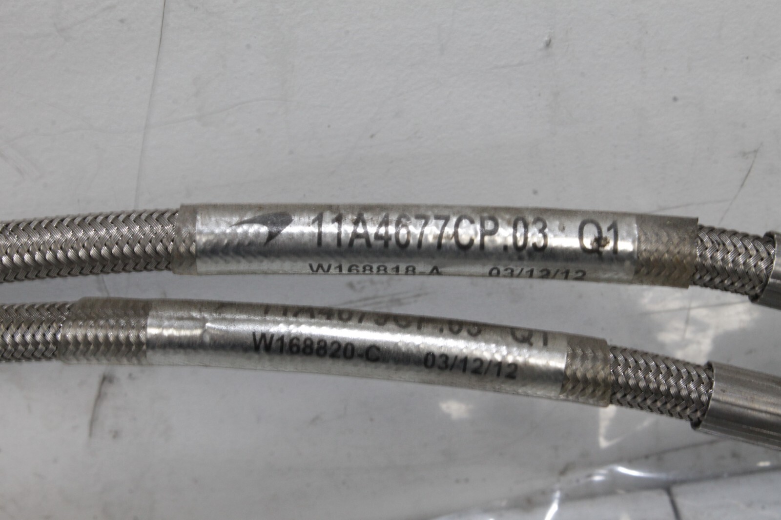 McLaren MP4-12C 2012-2014 Hose pipe P/N 11A4676CP