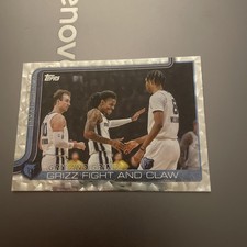 2025-26 Topps #298 Grit and Grind: Grizz Fight and Claw Crackleboard